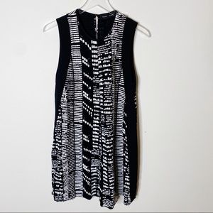 Proenza Schouler Black Printed Aline Mini Dress 4